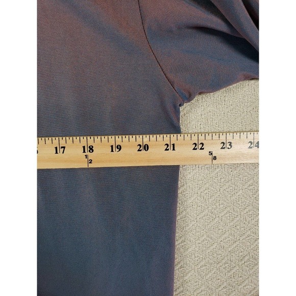 Vintage Y.M.L.A Shirt Mens Large Purple Long Sleeve Outdoor Summer Button Up - Picture 6 of 8